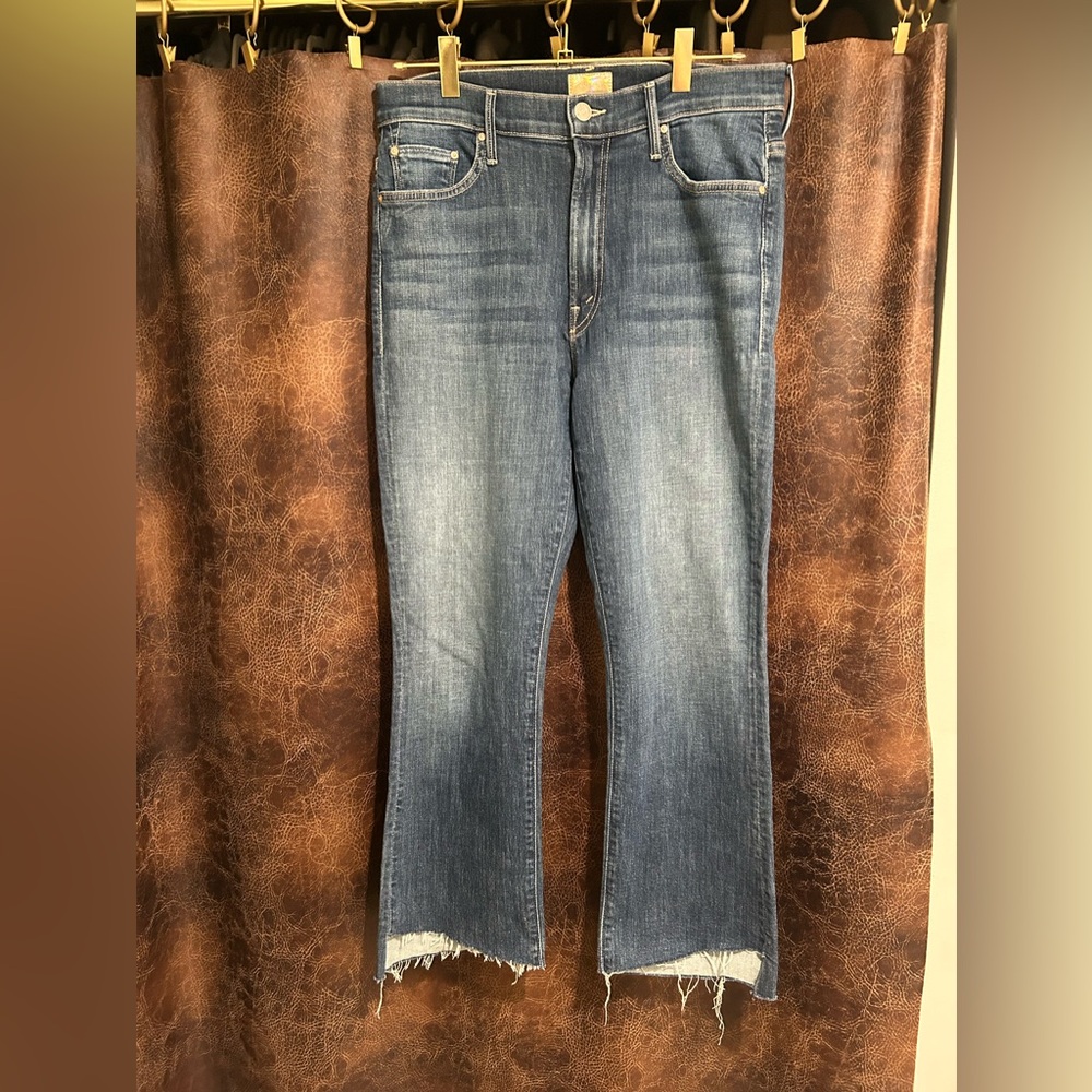 MOTHER The Insider Crop Step Fray size 30